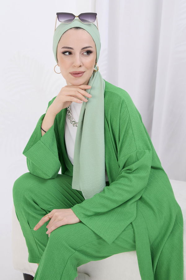 Hırka Pantolon Yeşil - 11432