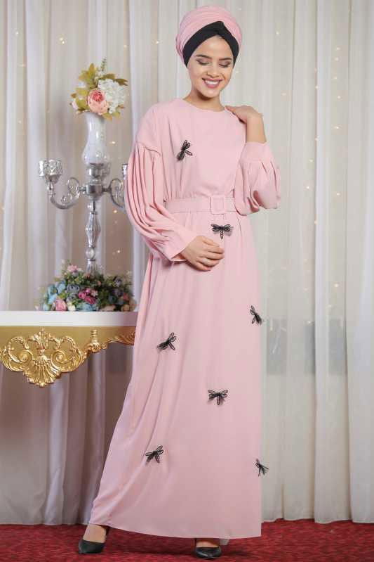 Elbise Kemer Pudra - 02 0991 Pembe - 991