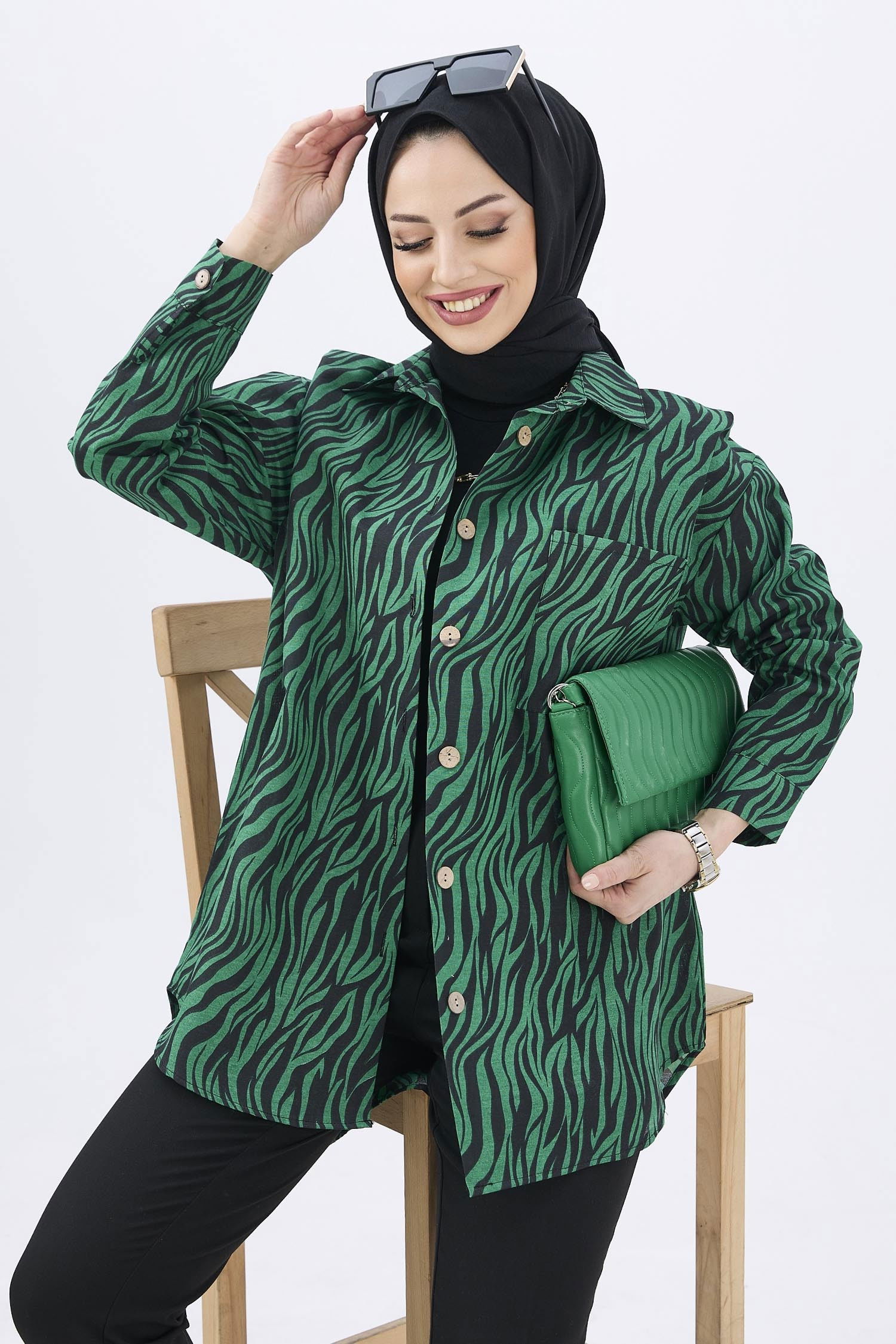 Gömlek Yeşil - 12010