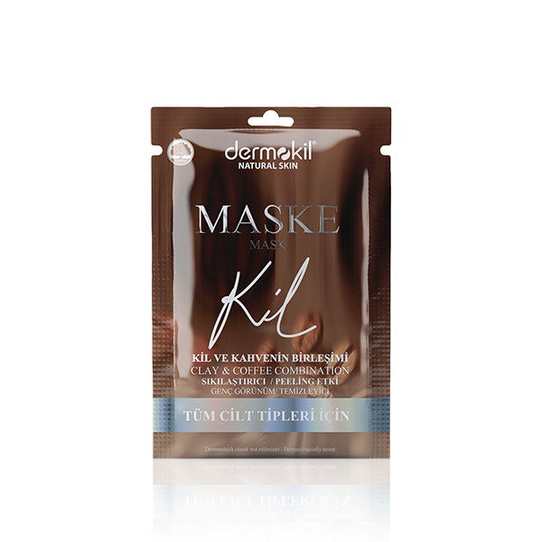 çok Renkli DERMOKIL 15 ML KIL VE KAHVE ICERIKLI SIKILASTIRICI ETKILI MASKE - 21260