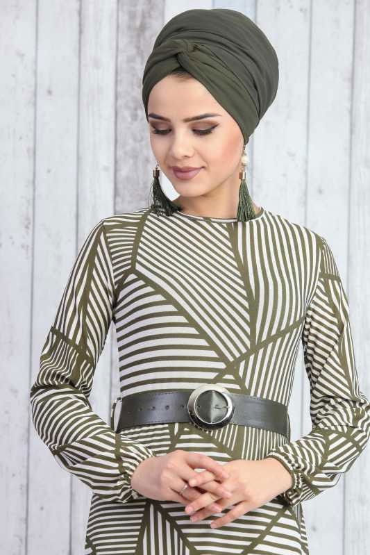 Elbise Kemer Siyah Haki - 6649 HAKİ