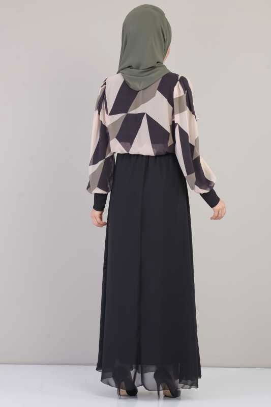 Elbise Siyah Haki - 1074