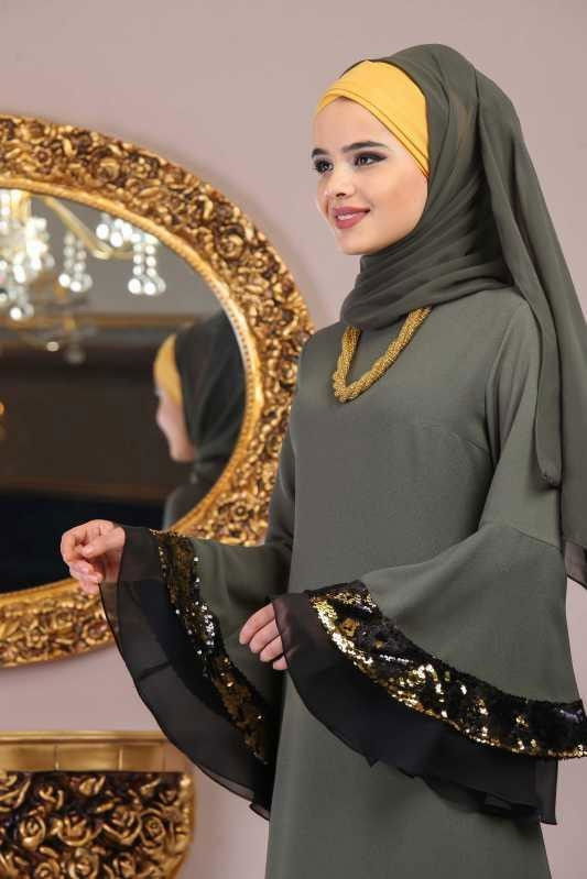 Elbise Siyah Haki - 1071 HAKİ