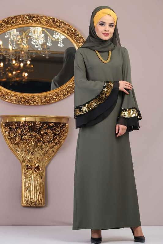Elbise Siyah Haki - 1071 HAKİ