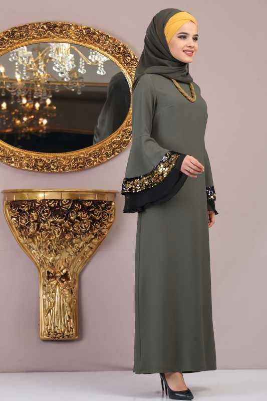 Elbise Siyah Haki - 1071 HAKİ