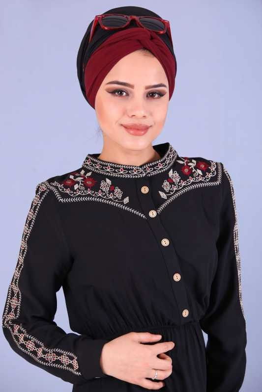 Desen Elbise Siyah - 02 6669 Siyah - 6669