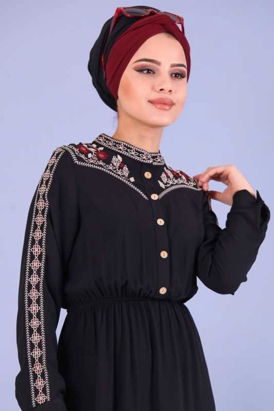 Desen Elbise Siyah - 02 6669 Siyah - 6669