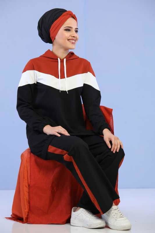Tunik Pantolon Kombin Siyah - 02 6690 Siyah - 6690 SİYAH