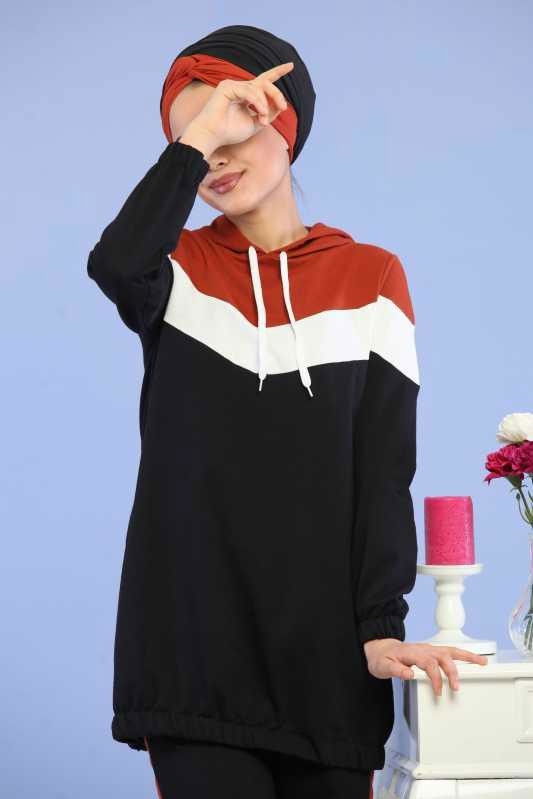 Tunik Pantolon Kombin Siyah - 02 6690 Siyah - 6690 SİYAH
