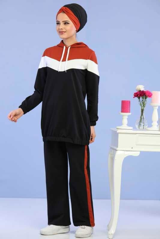 Tunik Pantolon Kombin Siyah - 02 6690 Siyah - 6690 SİYAH