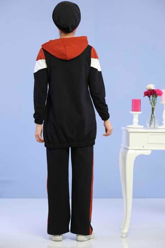 Tunik Pantolon Kombin Siyah - 02 6690 Siyah - 6690 SİYAH