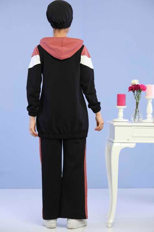 Tunik Pantolon Kombin Gülkurusu - 02 6690 Pembe - 6690