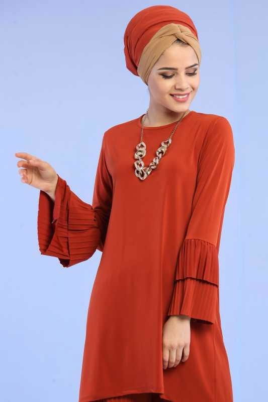 Tunik Pantolon Kombin Kiremit- 02 6699 Kiremit - 6699 KİREMİT