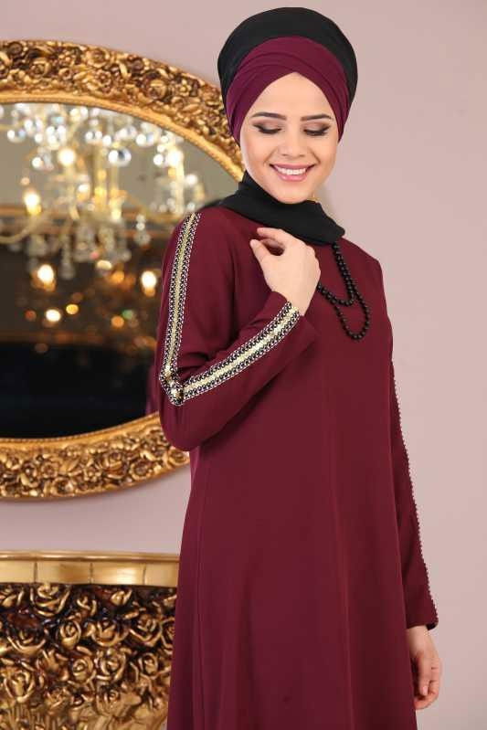 Tunik Pantolon Kombin Bordo - 02 1085 Bordo - 1085