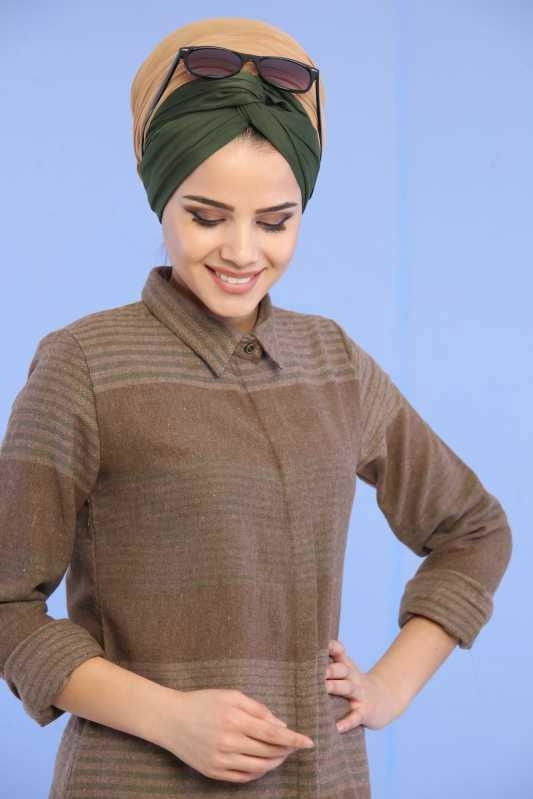 Tunik Tayt Kombin Vizon Vizon - 02 6713 Vizon - 6713