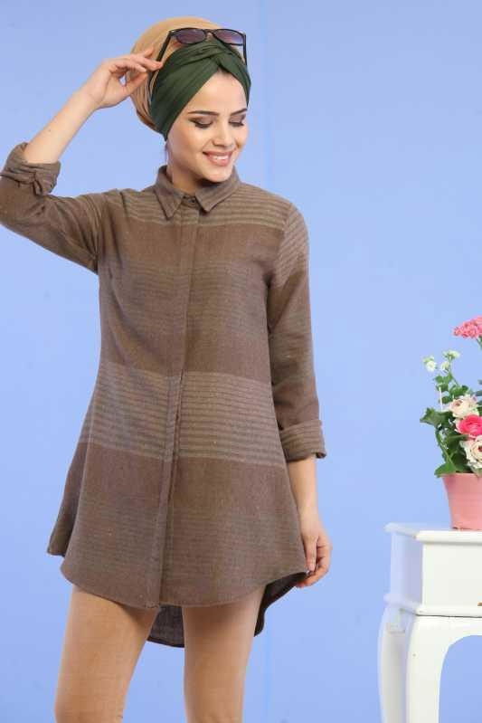 Tunik Tayt Kombin Vizon Vizon - 02 6713 Vizon - 6713