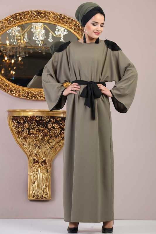 Elbise Siyah Haki - 1033 HAKİ
