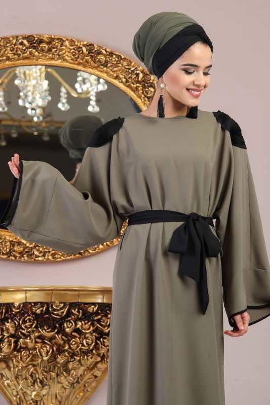 Elbise Siyah Haki - 1033 HAKİ