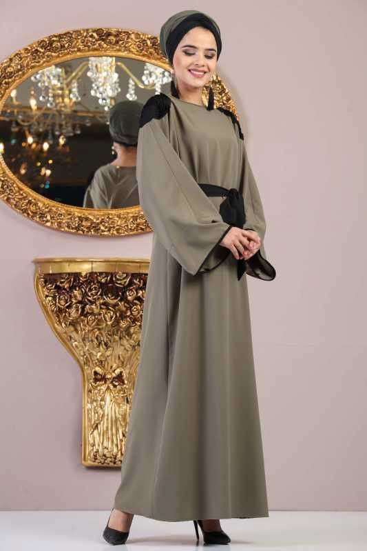 Elbise Siyah Haki - 1033 HAKİ