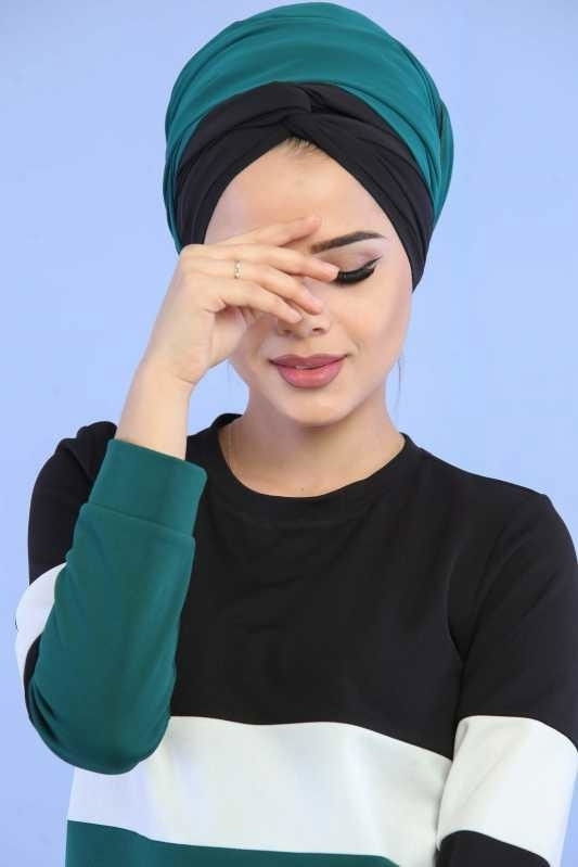 Spor Tunik Pantolon Kombin Zümrüt - 02 6731 Yeşil - 6731