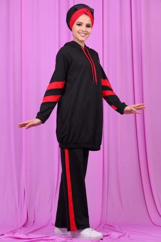 Tunik Pantolon Kombin Siyah - 02 6771 Siyah - 6771 SİYAH