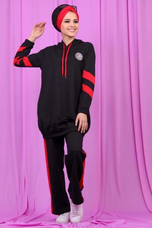 Tunik Pantolon Kombin Siyah - 02 6771 Siyah - 6771 SİYAH