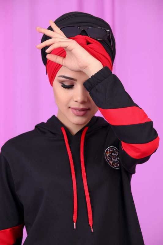 Tunik Pantolon Kombin Siyah - 02 6771 Siyah - 6771 SİYAH