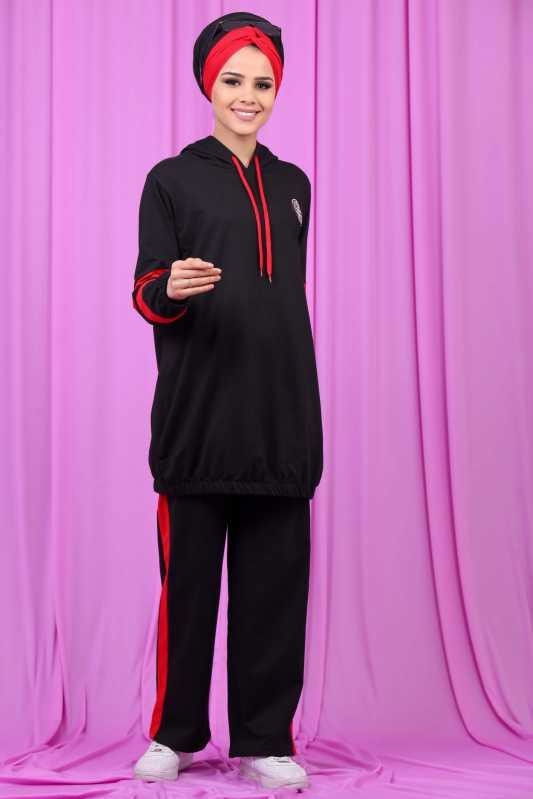 Tunik Pantolon Kombin Siyah - 02 6771 Siyah - 6771 SİYAH