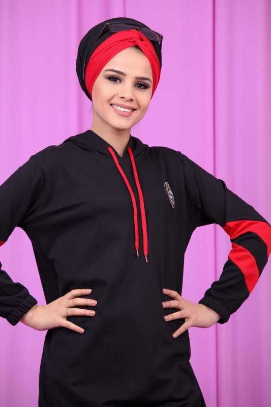 Tunik Pantolon Kombin Siyah - 02 6771 Siyah - 6771 SİYAH