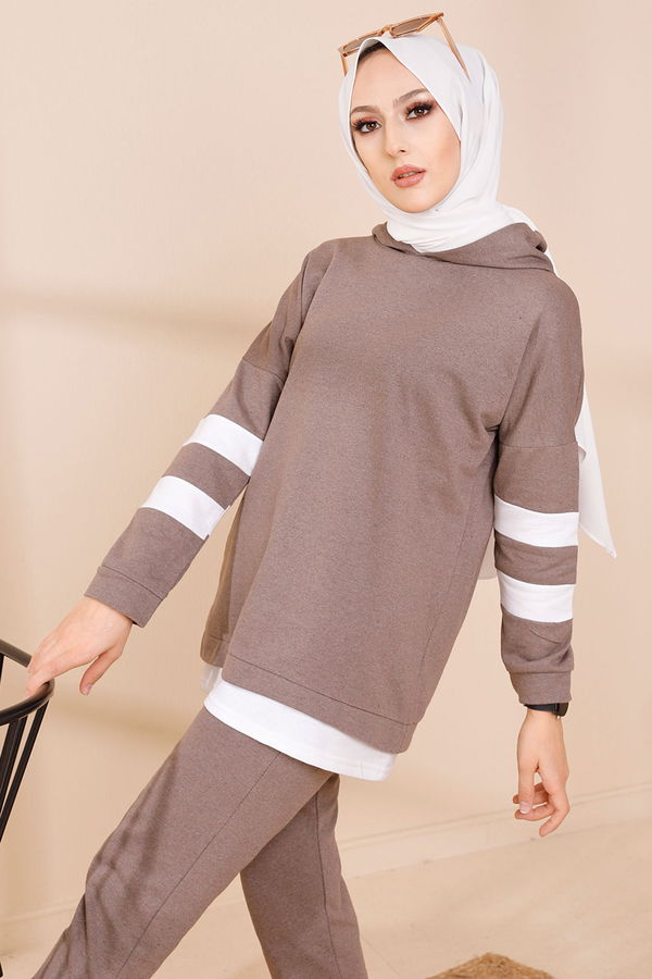 Tunik Pantolon Kahverengi - 3024 KAHVERENGİ