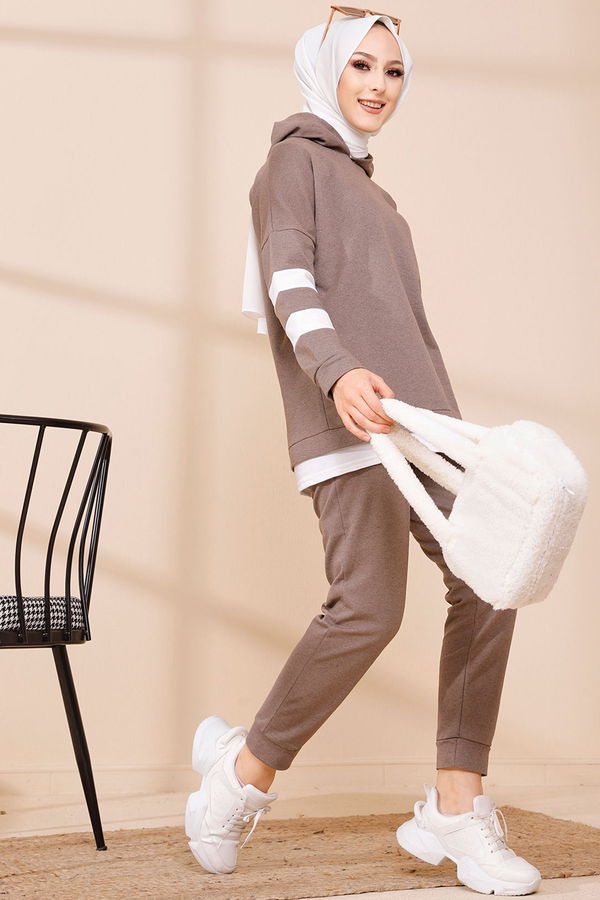 Tunik Pantolon Kahverengi - 3024 KAHVERENGİ