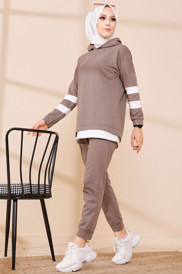 Tunik Pantolon Kahverengi - 3024 KAHVERENGİ