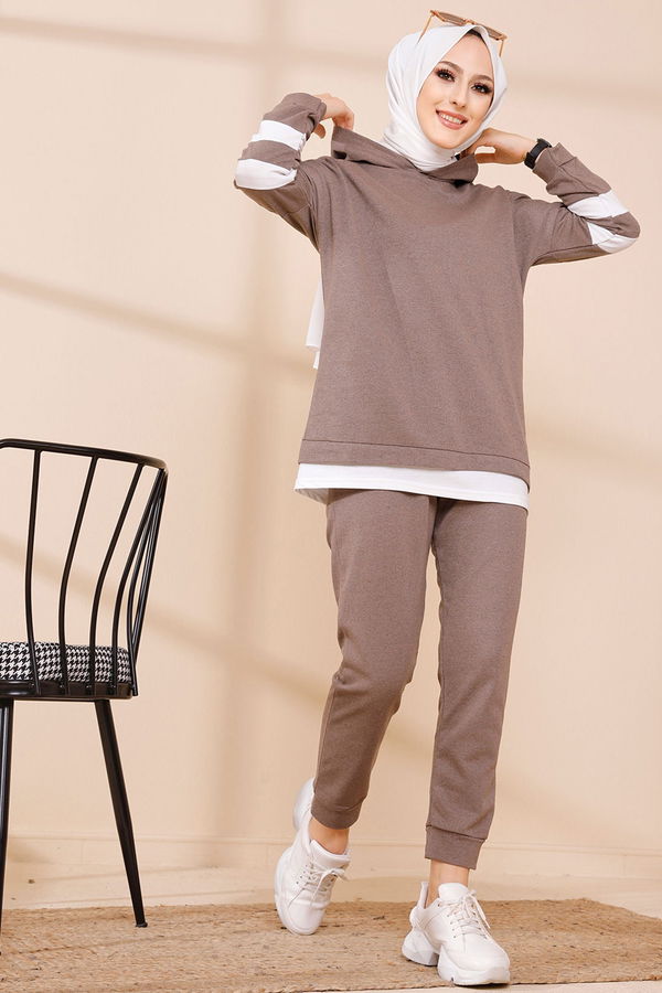 Tunik Pantolon Kahverengi - 3024 KAHVERENGİ
