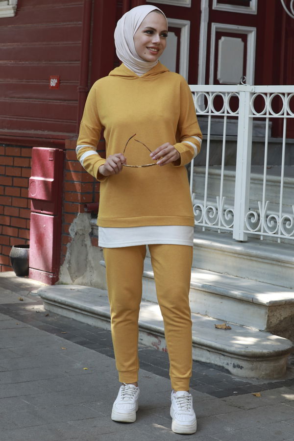 Tunik Pantolon Sarı - 3024 Sarı