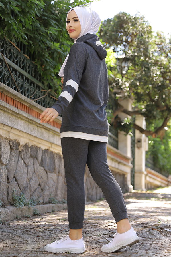 Tunik Pantolon Antrasit - 3024