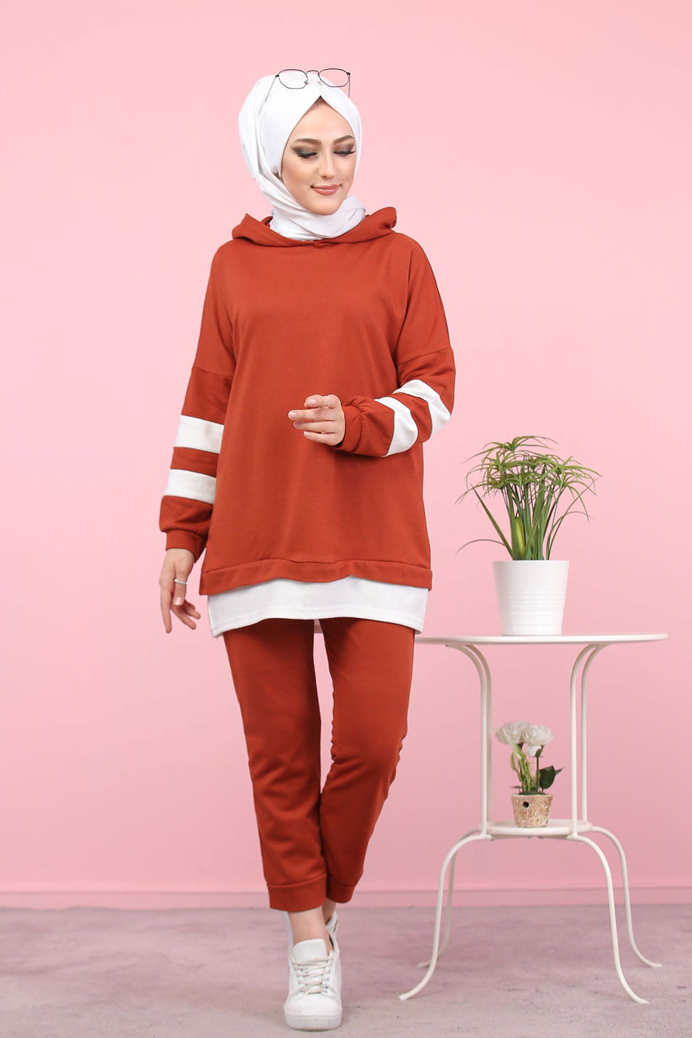 Tunik Pantolon Kiremit - 3024