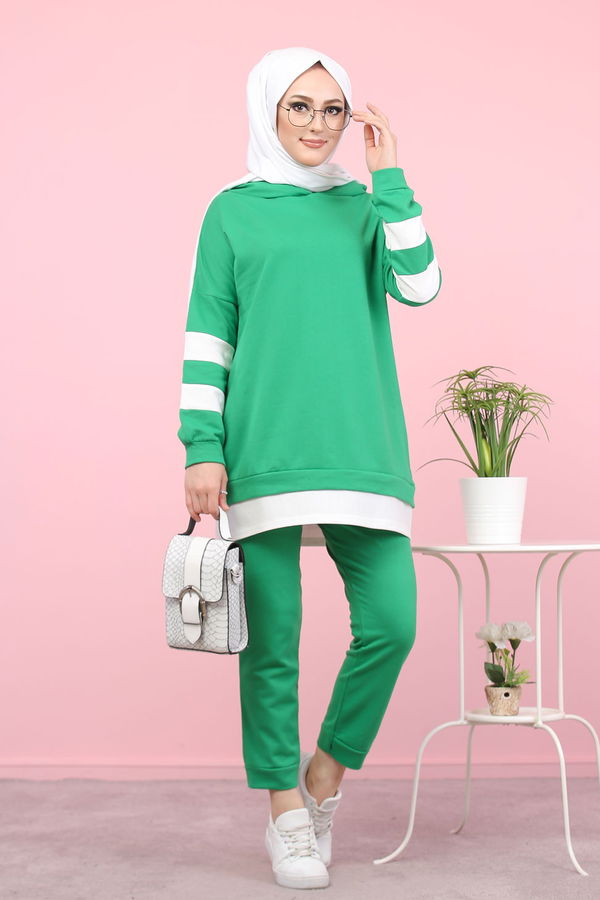 Tunik Pantolon Yeşil - 3024 YEŞİL