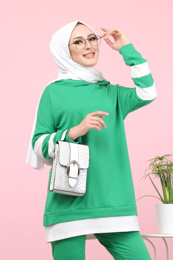 Tunik Pantolon Yeşil - 3024 YEŞİL