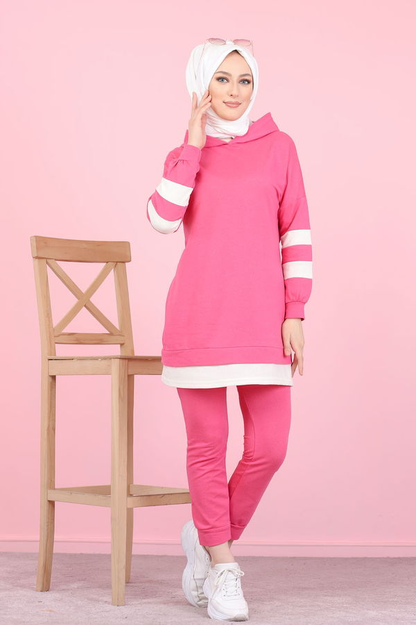 Tunik Pantolon Pembe - 3024 PEMBE