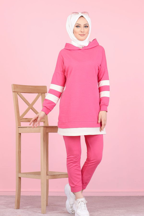 Tunik Pantolon Pembe - 3024 PEMBE