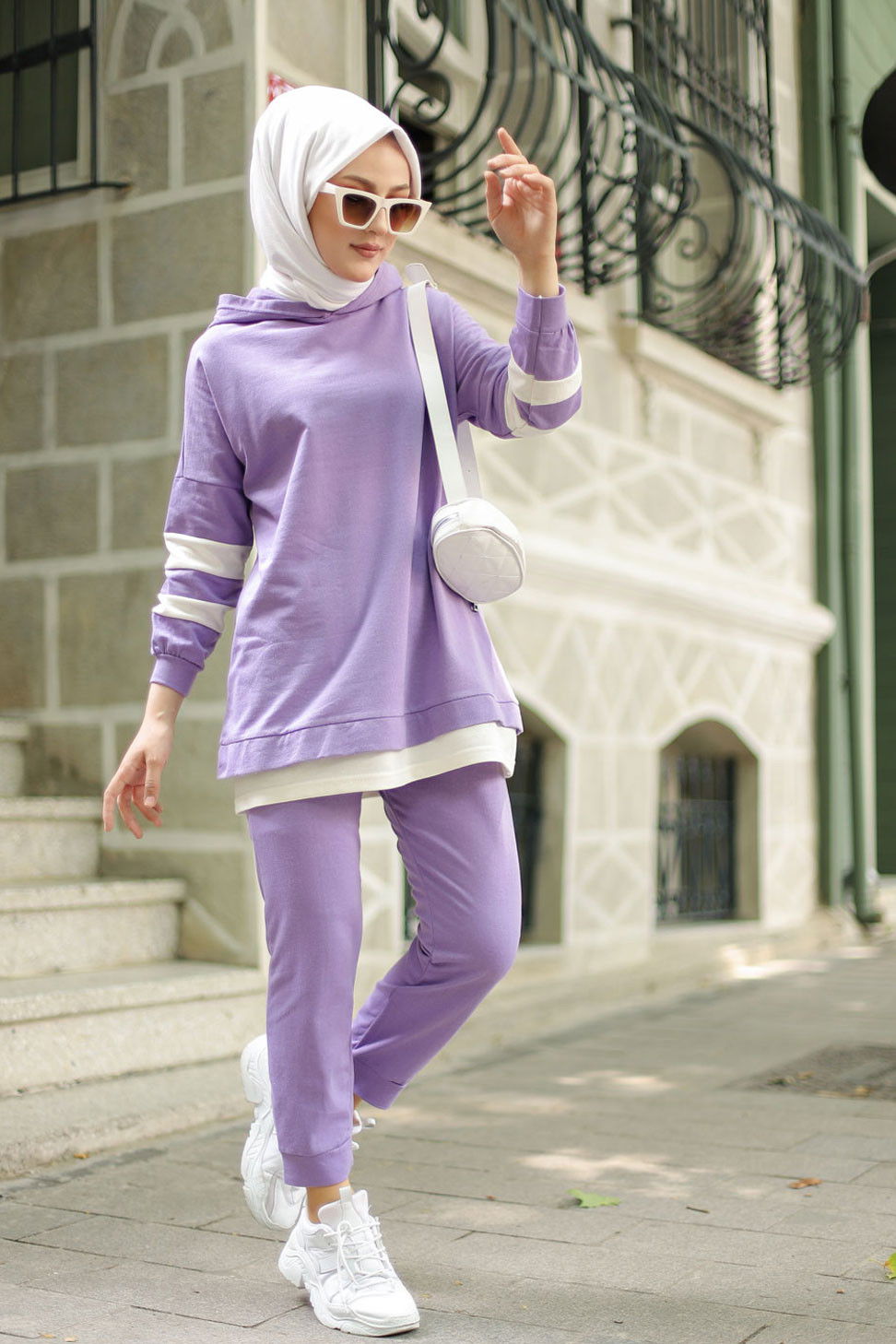 Tunik Pantolon Lila - 3024 LİLA