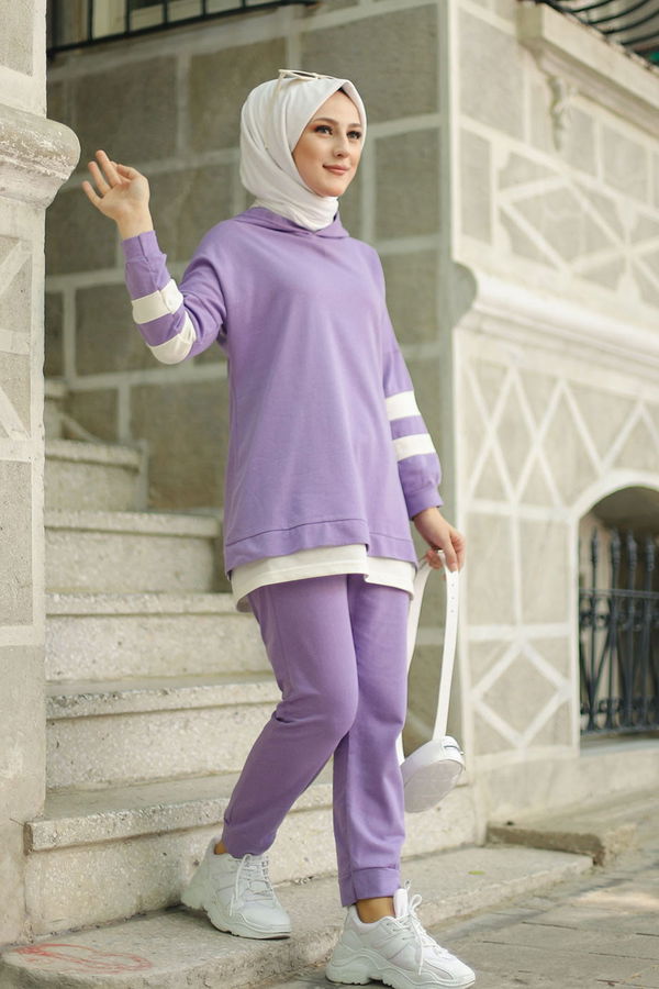 Tunik Pantolon Lila - 3024 LİLA