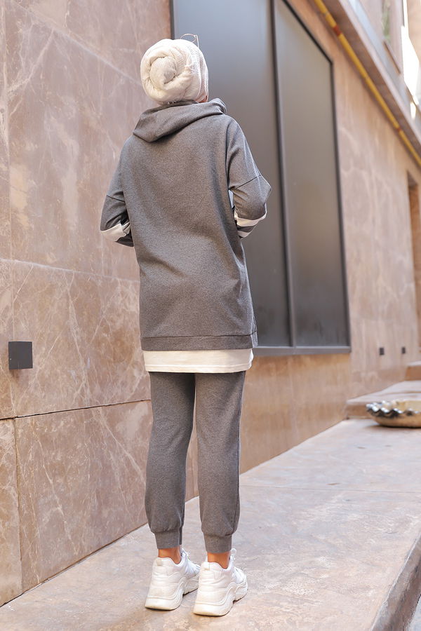 Tunik Pantolon Gri - 3024