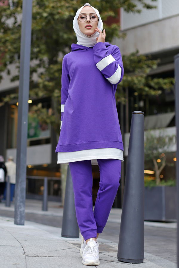 Tunik Pantolon Mor - 3024 MOR