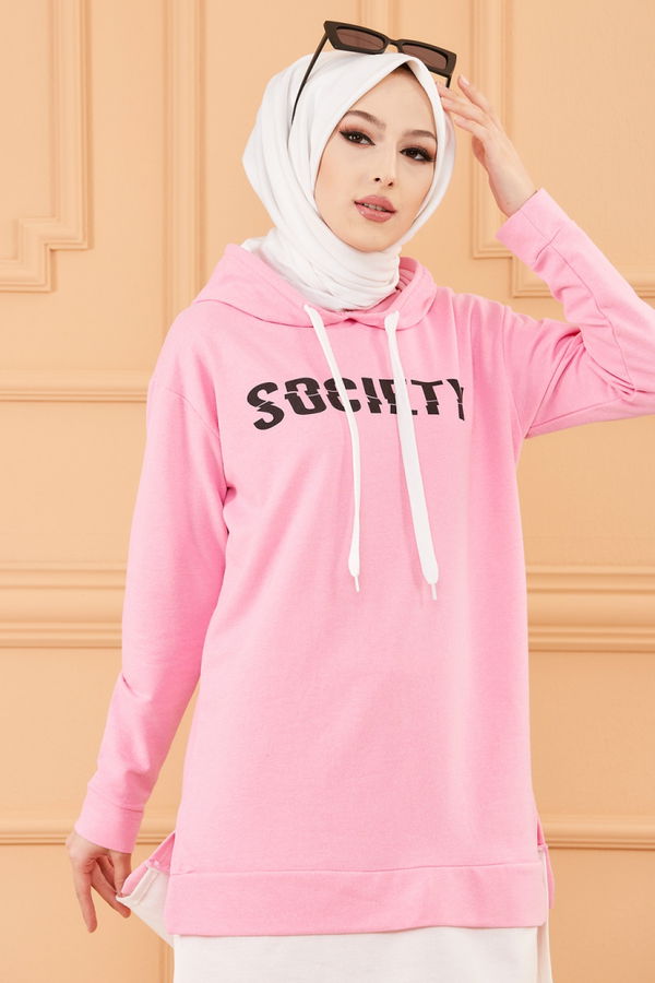 TUNIK PANTOLON Pembe - 3553