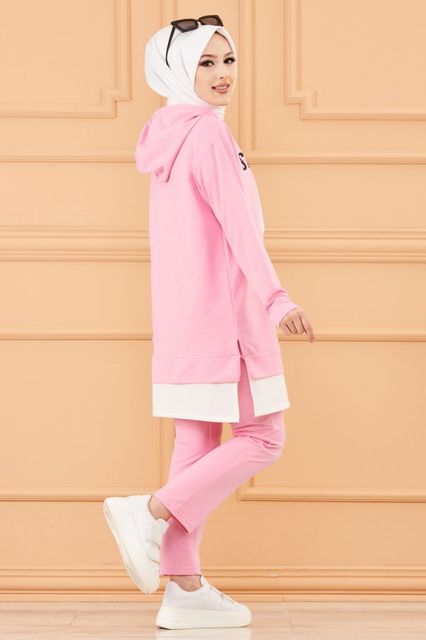 TUNIK PANTOLON Pembe - 3553