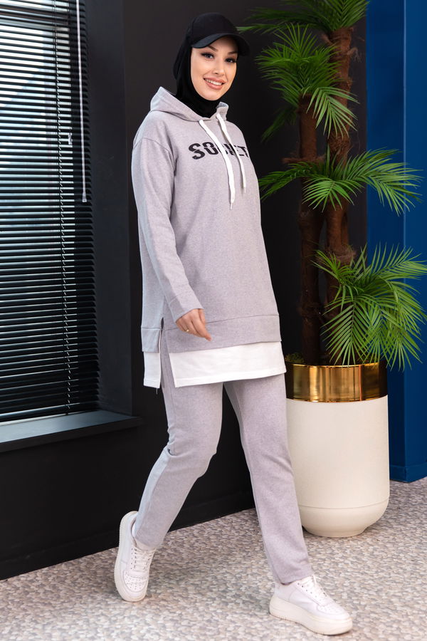 TUNIK PANTOLON Gri - 3553