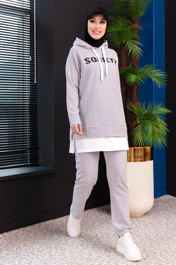 TUNIK PANTOLON Gri - 3553
