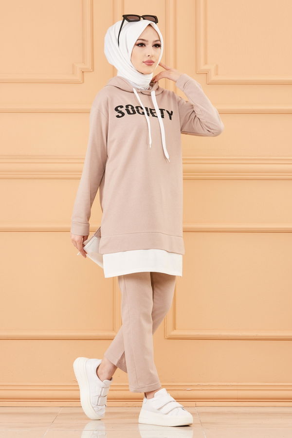 TUNIK PANTOLON Bej - 3553