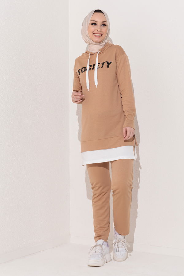 TUNIK PANTOLON Vizon - 3553